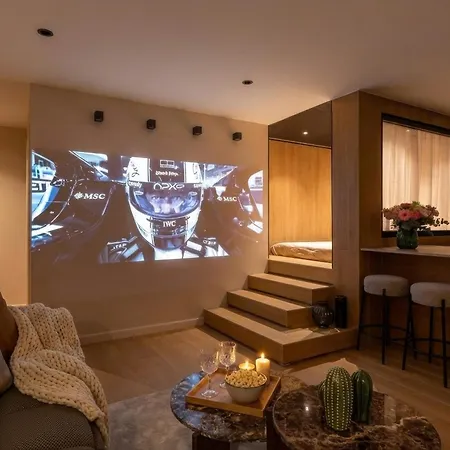 Loft With Cinema, Modern Just Minutes From Monaco شقة بوزولي